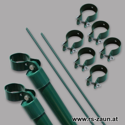 Tor-Ergnzungsset grn fr Tore mit  76mm Pfosten